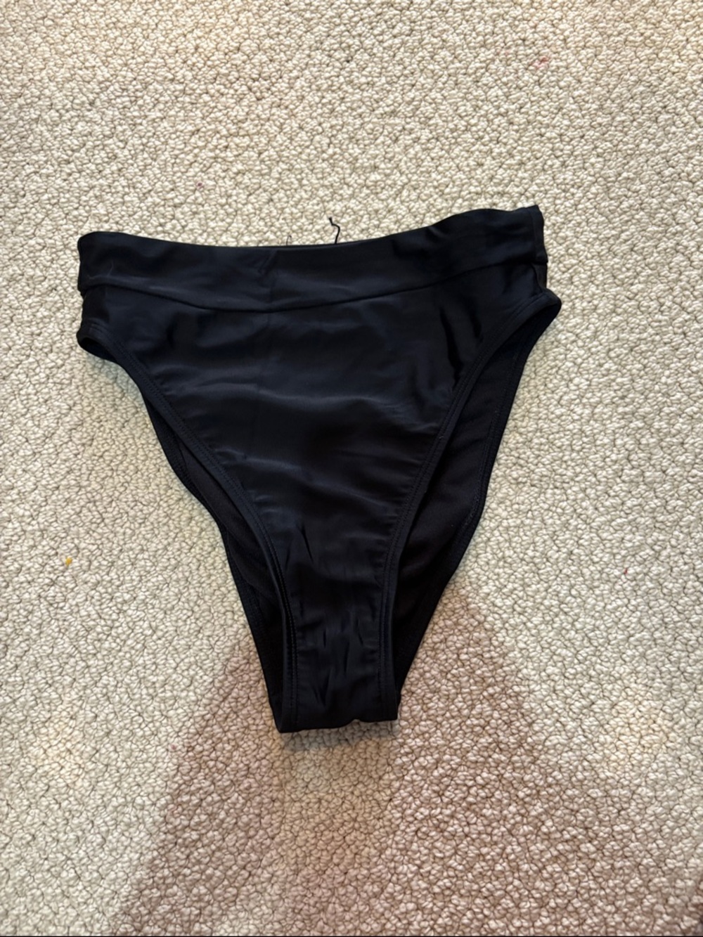 Black High-Cut Bikini Bottom
